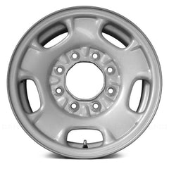 LKQ Corp - 5-Slot Silver 16x6.5 Steel Factory Wheel for Chevy Avalanche 2002-2003