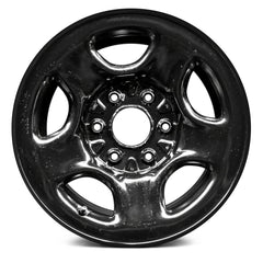 16" x 6.5" Steel Remanufactured Wheel with 8 x 165 Bolt Pattern for Chevy Avalanche 2002-2003 - Black