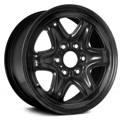 17" x 7.5" Steel Remanufactured Wheel with 6 x 132 Bolt Pattern for Chevy Traverse 2009-2017 - Black