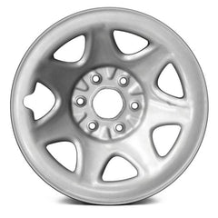 LKQ Corp - 7 I-Spoke Silver 17x8 Steel Factory Wheel for Cadillac Escalade 2015-2020