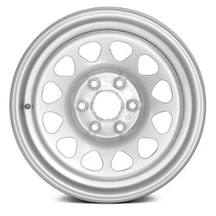 17" x 8" Steel Remanufactured Wheel with 6 x 139.7 Bolt Pattern for Chevy Silverado 2018-2021 - Silver