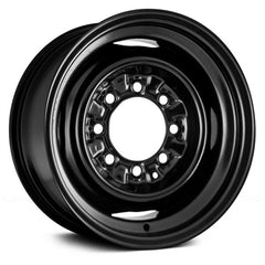 16" x 7" Steel Remanufactured Wheel with 8 x 165 Bolt Pattern for Ford E-series 2008-2019 - Black