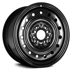 16" x 6.5" Steel Remanufactured Wheel with 5 x 114.3 Bolt Pattern for Nissan Altima 2002–2006 - Black
