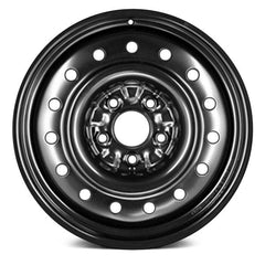 16" x 6.5" Steel Remanufactured Wheel with 5 x 114.3 Bolt Pattern for Nissan Altima 2002–2006 - Black