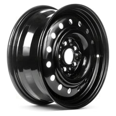 16" x 6.5" Steel Remanufactured Wheel with 5 x 114.3 Bolt Pattern for Nissan Altima 2002–2006 - Black