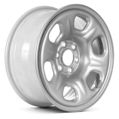 16" x 7" Steel Remanufactured Wheel with 6 x 114.3 Bolt Pattern for Nissan Frontier 2005-2022 - Silver