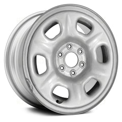 15" x 6" Steel Remanufactured Wheel with 6 x 114.3 Bolt Pattern for Nissan Frontier 2005-2017 - 
Silver