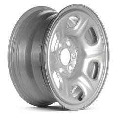 15" x 6" Steel Remanufactured Wheel with 6 x 114.3 Bolt Pattern for Nissan Frontier 2005-2017 - 
Silver
