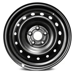 16" x 7" Steel Remanufactured Wheel with 5 x 114.3 Bolt Pattern for Nissan Altima 2013-2018 - Black