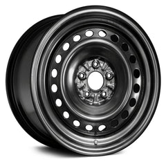 17" x 7" Steel Remanufactured Wheel with 5 x 114.3 Bolt Pattern for Nissan Rogue 2014-2017 - Black