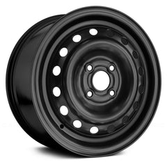 LKQ Corp - 14-Hole Black 13x5 Steel Factory Wheel for Honda Civic 1992-1996