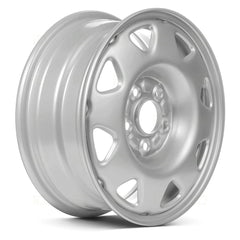 15" x 6" Steel Remanufactured Wheel with 5 x 114.3 Bolt Pattern for Honda CR-V 1997-2001 - Silver