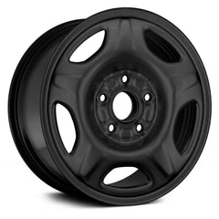 15" x 6" Steel Remanufactured Wheel with 
5 x 114.3 Bolt Pattern for Honda CR-V 2002-2005 - 
Black