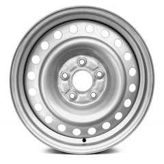 16" x 6.5" Steel Replica Wheel with 5 x 114.3 Bolt Pattern for Honda Element 2003-2004 - Silver