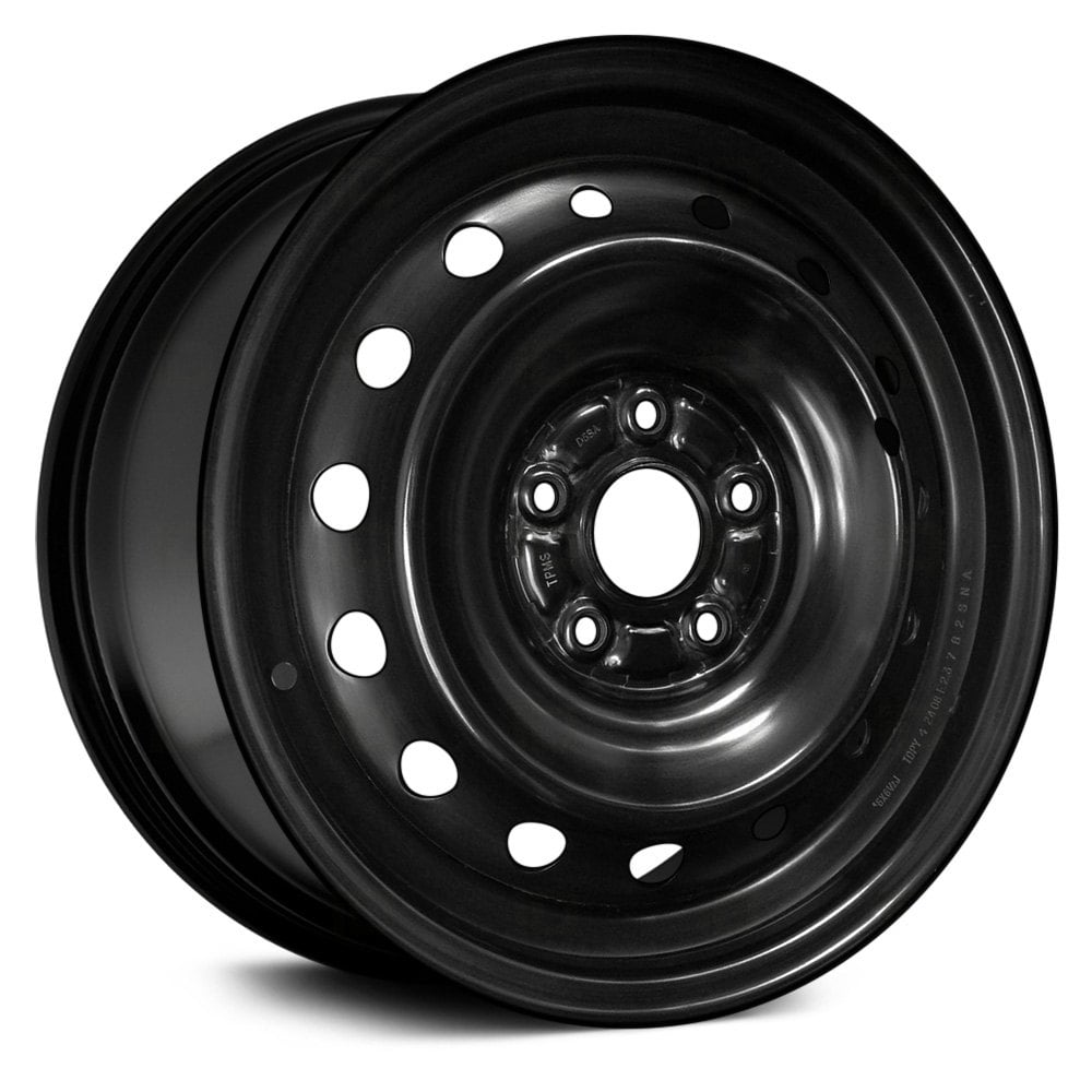 16" x 6.5" Steel Remanufactured Wheel with 5 x 114.3 Bolt Pattern for Honda Civic 2006-2011 - Black