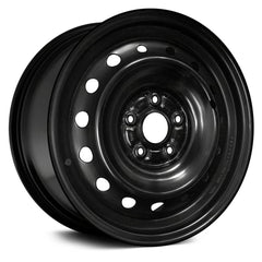 16" x 6.5" Steel Remanufactured Wheel with 5 x 114.3 Bolt Pattern for Honda Civic 2006-2011 - Black