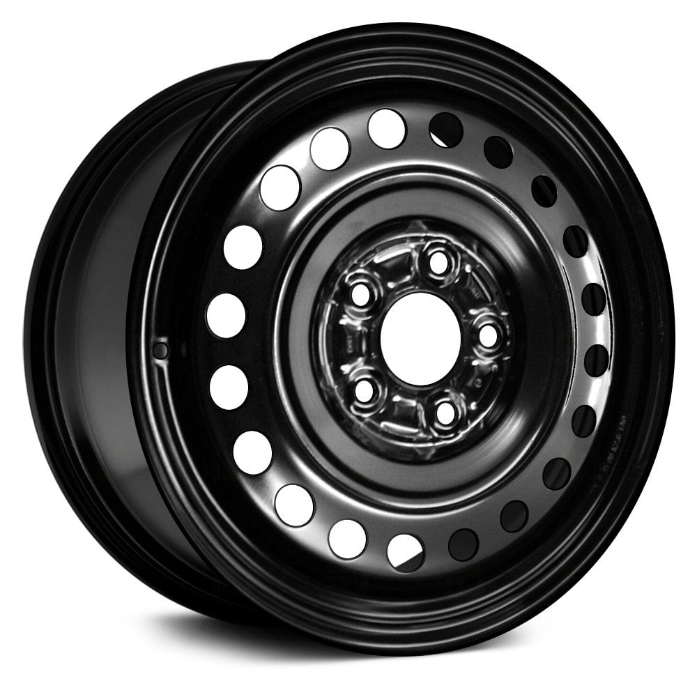15" x 6" Steel Remanufactured Wheel with 5 x 114.3 Bolt Pattern for Honda Civic 2012–2013 - Black