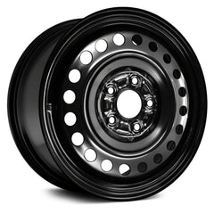 15" x 6" Steel Remanufactured Wheel with 5 x 114.3 Bolt Pattern for Honda Civic 2012–2013 - Black