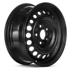 15" x 6" Steel Remanufactured Wheel with 5 x 114.3 Bolt Pattern for Honda Civic 2012–2013 - Black