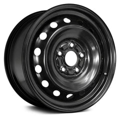 LKQ Corp - 15-Hole Black 16x6.5 Steel Factory Wheel for Honda Civic 2014-2015