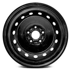 LKQ Corp - 15-Hole Black 16x6.5 Steel Factory Wheel for Honda Civic 2014-2015