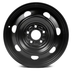 16" x 6.5" Steel Remanufactured Wheel with 5 x 114.3 Bolt Pattern for Mazda 6 2009-2013 - Black