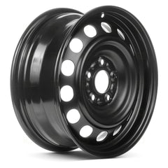 16" x 6.5" Steel Remanufactured Wheel with 5 x 114.3 Bolt Pattern for Mazda 3 2010-2013 - Black