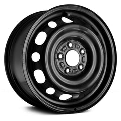 16" x 6.5" Steel Remanufactured Wheel with 5 x 114.3 Bolt Pattern for Mazda 3 2014 - Black