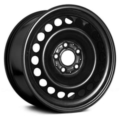 16" x 7" Steel Remanufactured Wheel with 5 x 112 Bolt Pattern for Mercedes C Class 2001–2005 - Black