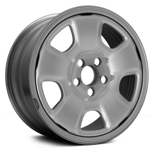 15" x 6" Steel Remanufactured Wheel with 
5 x 100 Bolt Pattern for Subaru Forester 1998 - 2002 - 
Silver