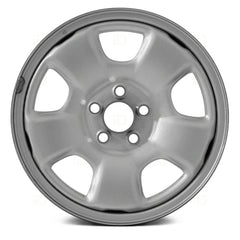 15" x 6" Steel Remanufactured Wheel with 
5 x 100 Bolt Pattern for Subaru Forester 1998 - 2002 - 
Silver