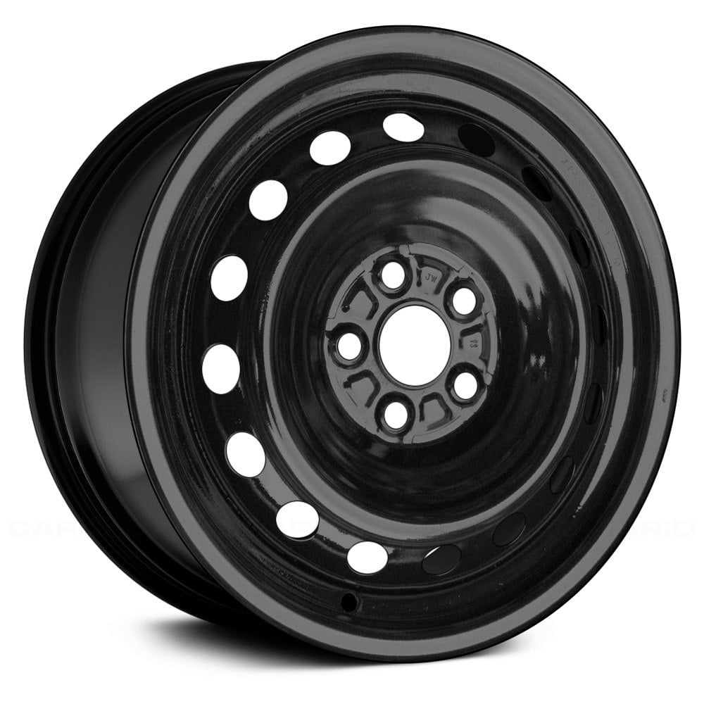 15" x 6" Steel Remanufactured Wheel with 5 x 100 Bolt Pattern for Subaru Impreza 2012-2013 - Black