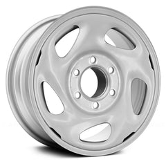 16" x 7" Steel Remanufactured Wheel with 6 x 139.7 Bolt Pattern for Toyota Sequoia 2001-2006 - Silver