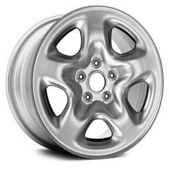 16" x 6.5" Steel Remanufactured Wheel with 
5 x 114.3 Bolt Pattern for Lexus RX 1999-2000 - 
Silver