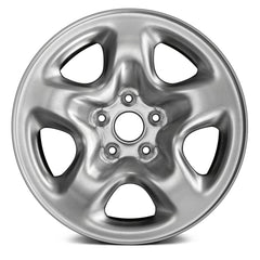 16" x 6.5" Steel Remanufactured Wheel with 
5 x 114.3 Bolt Pattern for Lexus RX 1999-2000 - 
Silver