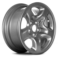 16" x 6.5" Steel Remanufactured Wheel with 
5 x 114.3 Bolt Pattern for Lexus RX 1999-2000 - 
Silver