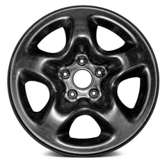16" x 6.5" Steel Remanufactured Wheel with 5 x 114.3 Bolt Pattern for Lexus RX 1999–2000 - Black