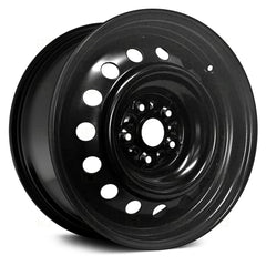 15" x 6" Steel Replica Wheel with 5 x 100 Bolt Pattern for Toyota Corolla 2003–2007 - Black