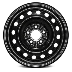 16" x 6.5" Steel Remanufactured Wheel with 5 x 114.3 Bolt Pattern for Toyota Camry 2002-2011 - Black