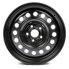 15" x 6" Steel Replica Wheel with 5 x 100 Bolt Pattern for Toyota Corolla 2009-2018 - Black