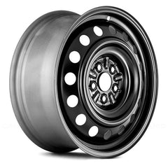 16" x 6.5" Steel Remanufactured Wheel with 5 x 100 Bolt Pattern for Toyota Corolla 2009-2013 - Black
