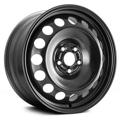16" x 6.5" Steel Replica Wheel with 
5 x 100 Bolt Pattern for Volkswagen Beetle 1998 - 2010 - 
Black