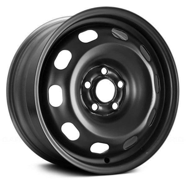 15" x 6" Steel Remanufactured Wheel with 5 x 100 Bolt Pattern for Volkswagen Beetle 2000-2001 - Black