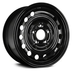 15" x 6" Steel Remanufactured Wheel with 5 x 114.3 Bolt Pattern for Hyundai Elantra 2011-2013 - Black