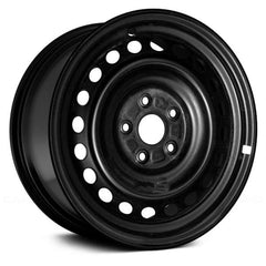 16" x 7" Steel Remanufactured Wheel with 5 x 114.3 Bolt Pattern for Toyota Camry 2015-2017 - Black