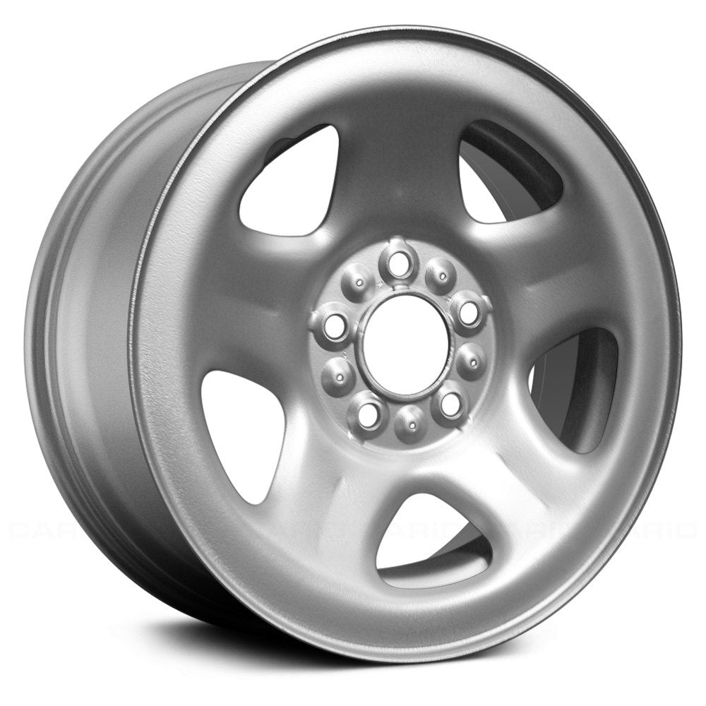15" x 7" Steel Remanufactured Wheel with 5 x 114.3 Bolt Pattern for Jeep Wrangler 2003–2007 - Silver