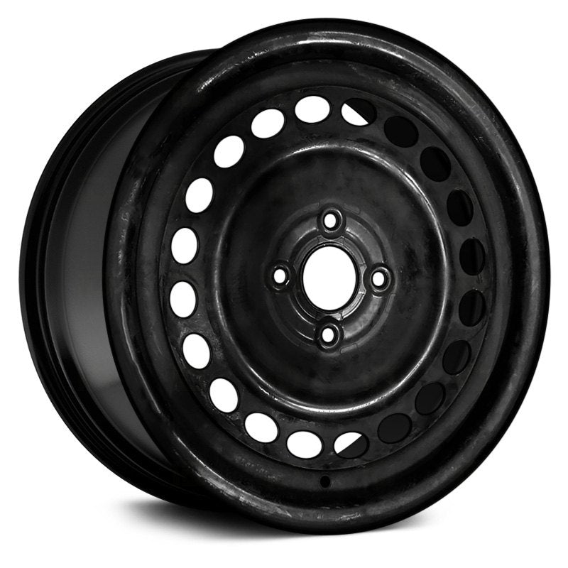 15" x 6" Steel Remanufactured Wheel with 
4 x 100 Bolt Pattern for Honda Fit 2019 - 
Black