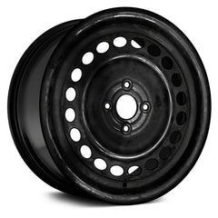 15" x 6" Steel Remanufactured Wheel with 
4 x 100 Bolt Pattern for Honda Fit 2019 - 
Black
