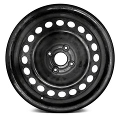15" x 6" Steel Remanufactured Wheel with 
4 x 100 Bolt Pattern for Honda Fit 2019 - 
Black