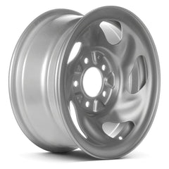 16" x 7" Steel Remanufactured Wheel with 5 x 135 Bolt Pattern for Ford Expedition 2000-2002 - Silver